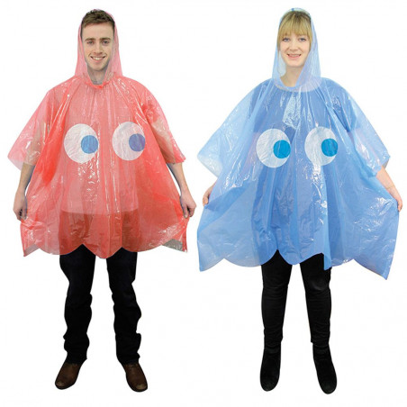 Set de 2 ponchos Fantôme Pac-Man