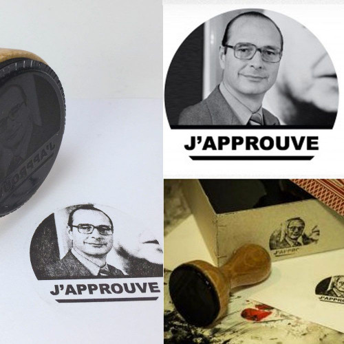Tampon "J'approuve" par Jacques Chirac