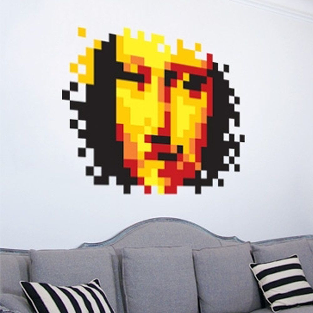 Sticker pixel Mona Lisa