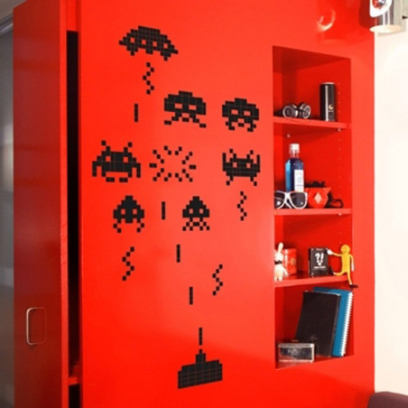 Stickers Space Invaders Warzone