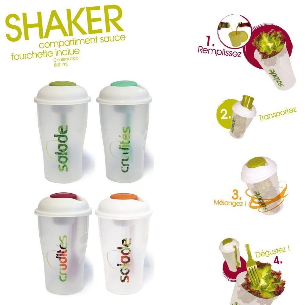Shaker box salade