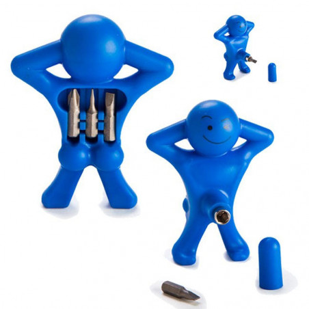 Tournevis homme heureux