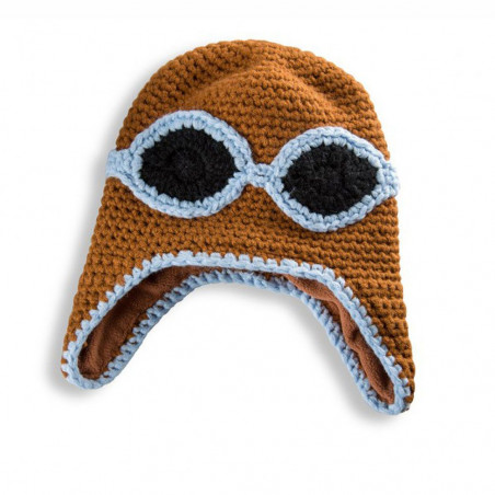 Bonnet enfant aviateur
