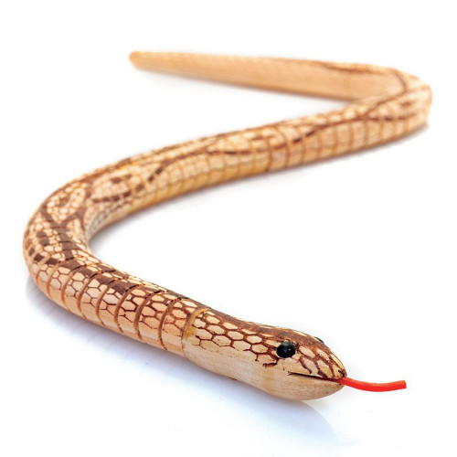 Serpent articulé en bois 