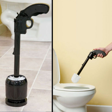 Brosse de toilettes pistolet