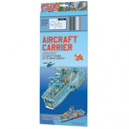 Maquette porte-avion et ses 9 avions