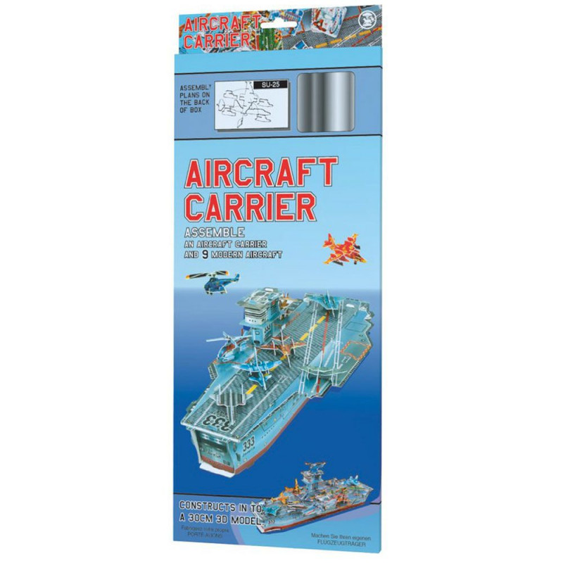 Maquette porte-avion et ses 9 avions