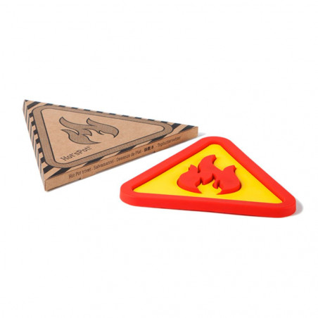 Dessous de plat magnétique flamme