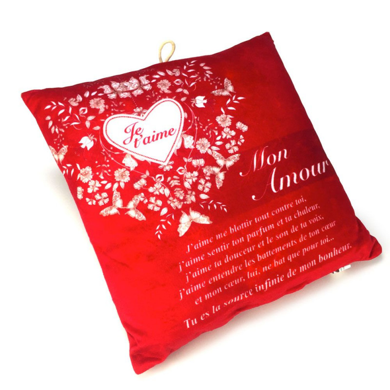 Coussin Mon amour