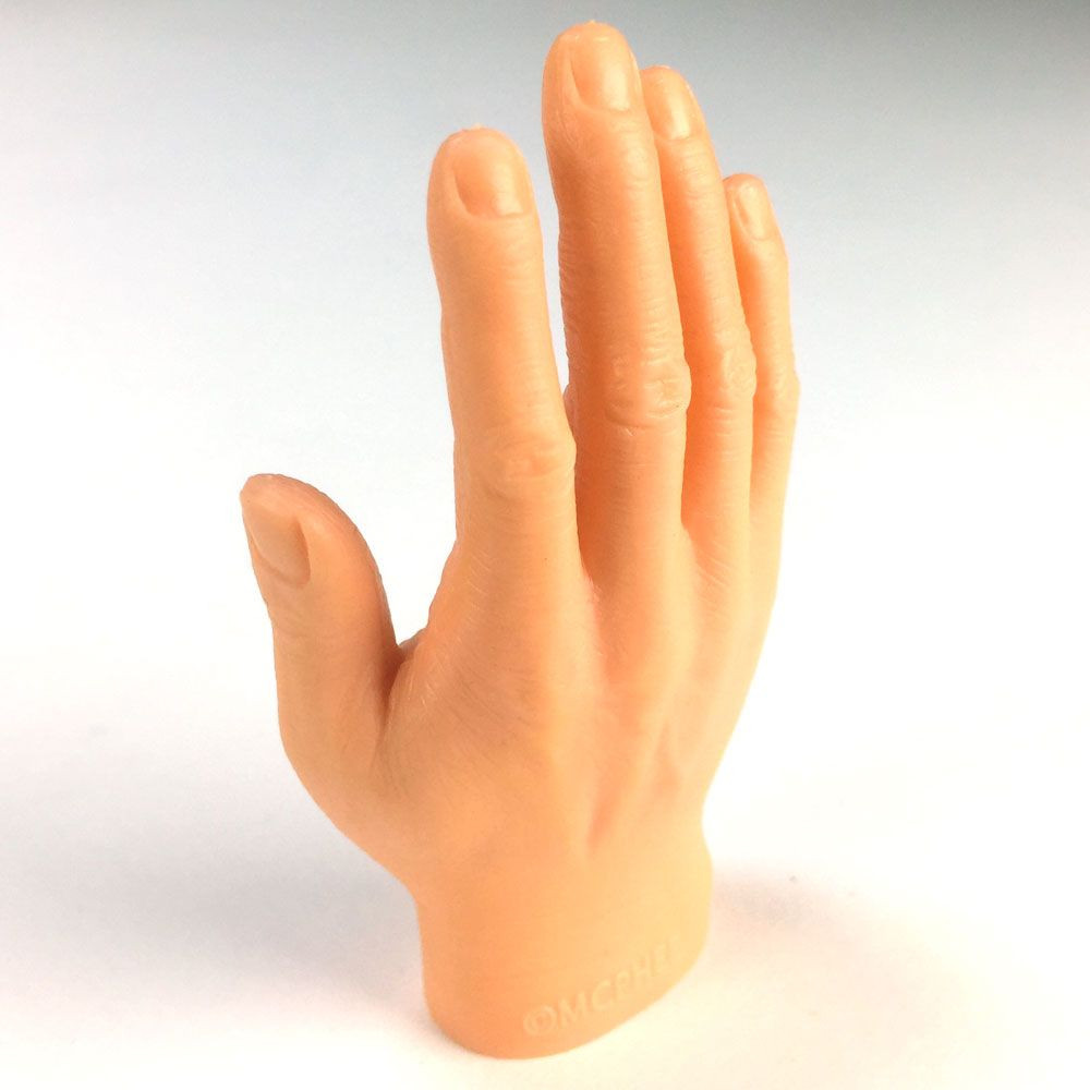 Mini main pour doigt, lot de 5.