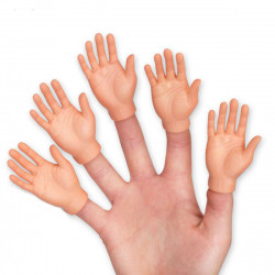 SUNCHE 8 Pièces Mini Doigts Mains, Petites Mains de Doigts, Mini Doigts  pour Les Mains, Petites Poupées à Doigts pour Les Mains, Petits Doigts,  Tiny