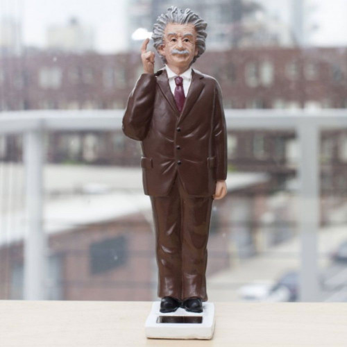 Statue Einstein Solaire Kikkerland – Figurine Solaire Albert Einstein - Mycrazystuff