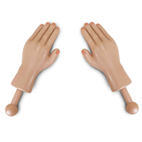 Deux mains rétrécies