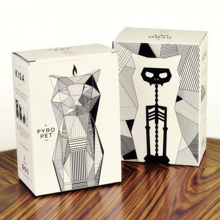 Bougie chat squelette PyroPet