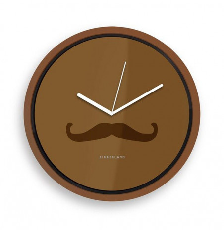 Horloge murale Moustache