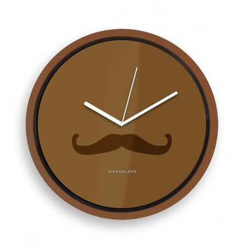 Horloge murale Moustache