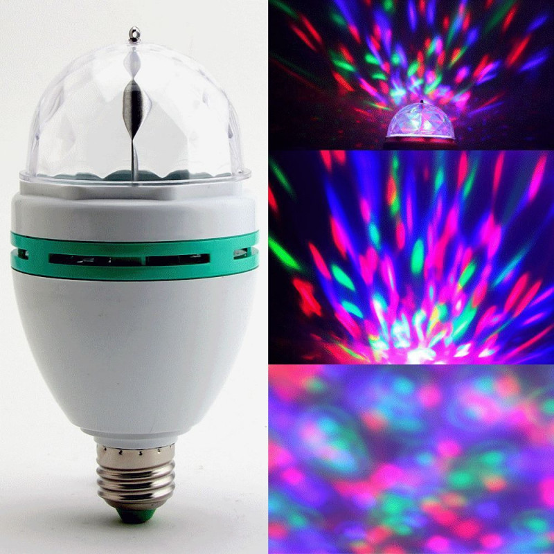 Ampoule LED DISCO coloris multicolore 8 x 13 cm