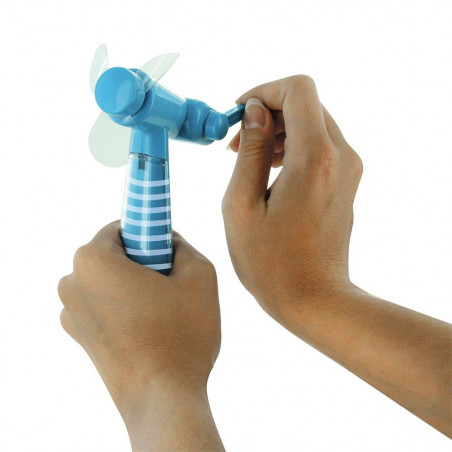 Ventilateur de poche à manivelle