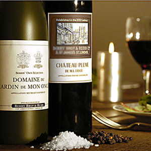 Bouteille de vin Moulin à sel