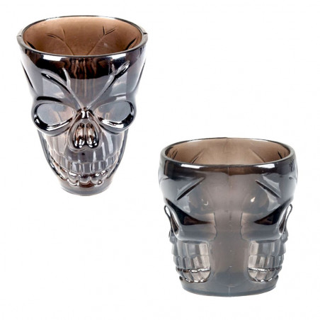 4 shooter noirs tête de mort