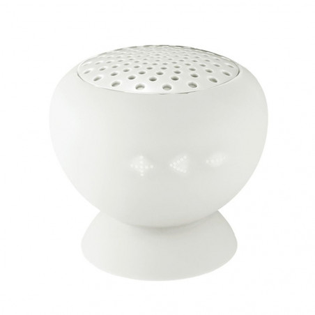 Enceinte de douche bluetooth blanche