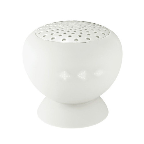 Enceinte de douche bluetooth blanche