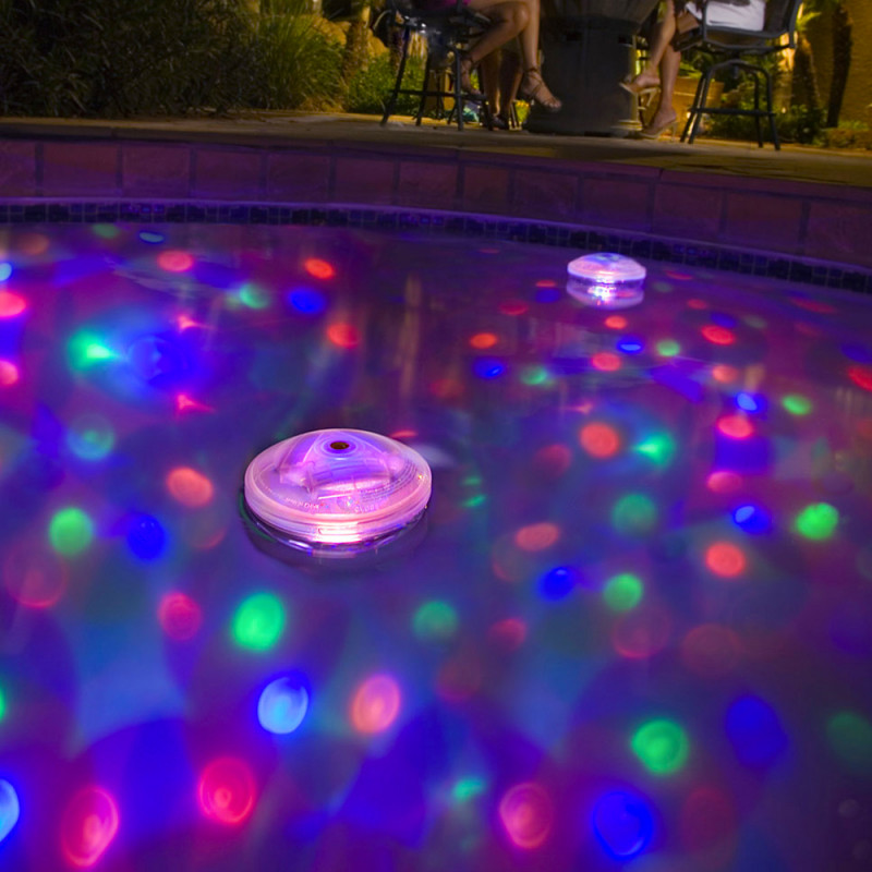 Féérie disco lumineuse pour le bain