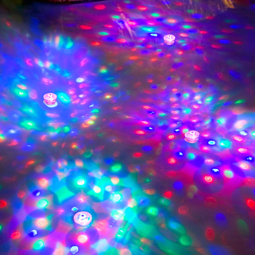 Féérie disco lumineuse pour le bain