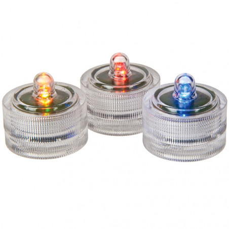 Tube de 8 bougies flottantes led