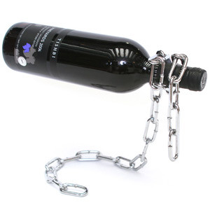 Photo Porte bouteilles "chaîne", illusion visuelle