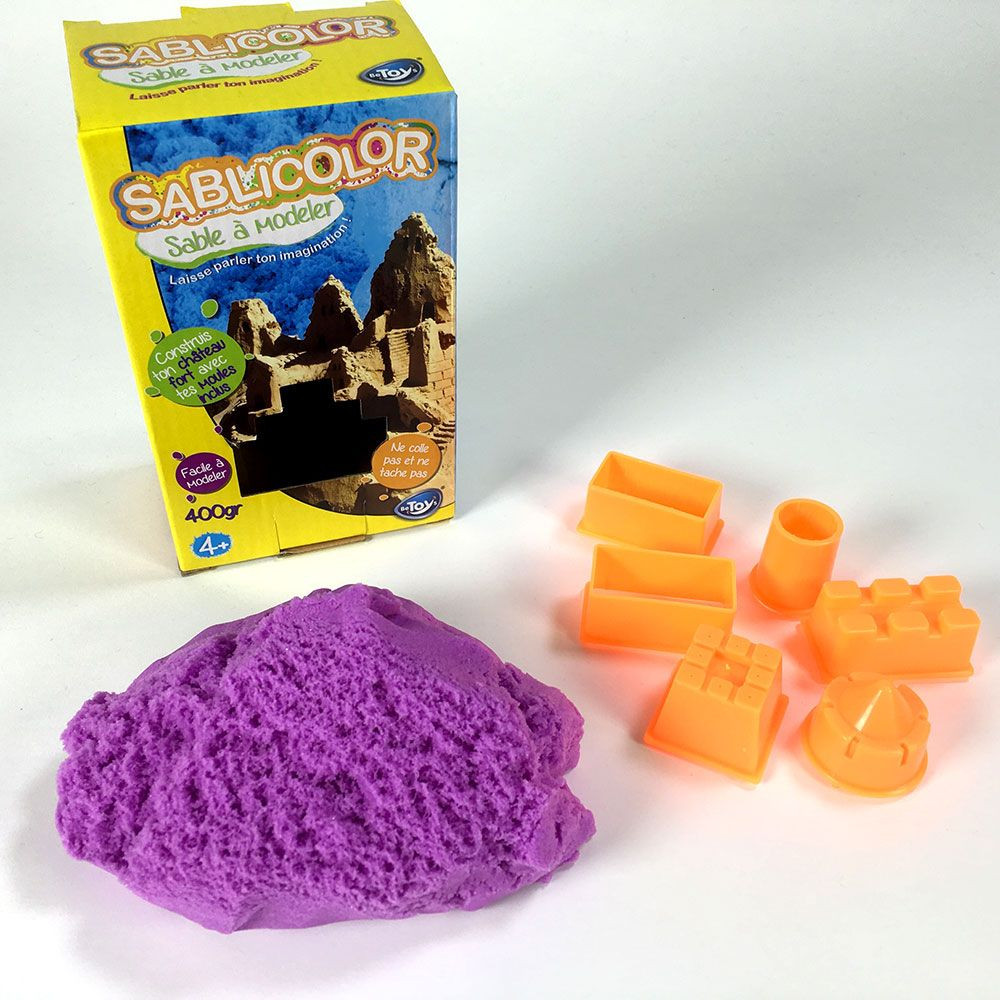 Sable Magique CRAZE Recharge 6x85g - Sable Cinétique à Modeler, 6 Couleurs, Activité Manuelle Enfants