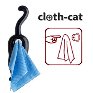 Photo Chat porte-serviettes