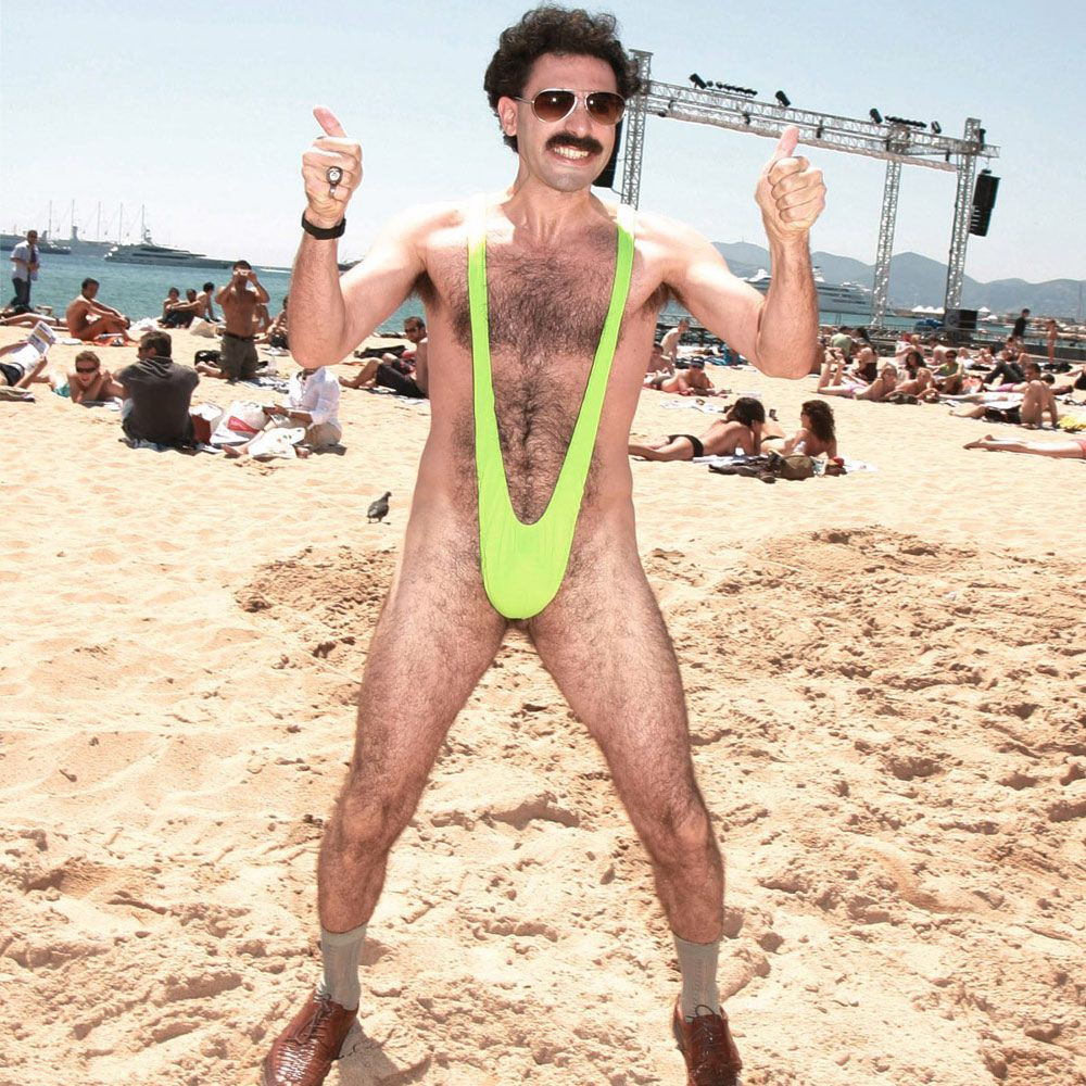 Borat Mankini Vert – Slip à Bretelles Humoristique - Mycrazystuff
