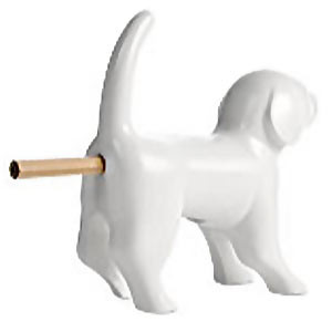 Photo Chien taille-crayon blanc