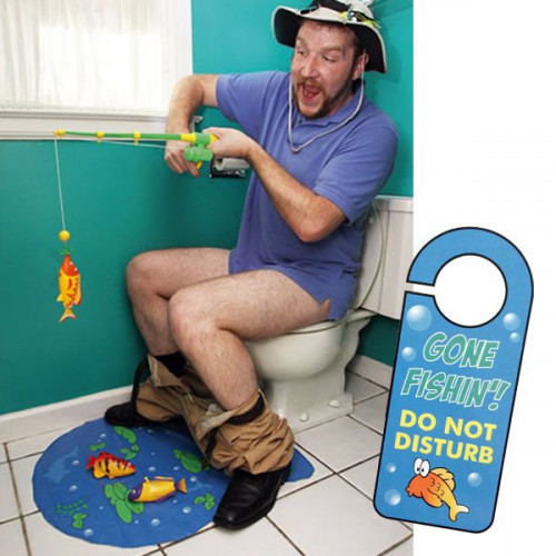 Jeu de pêche divertissant pour WC
