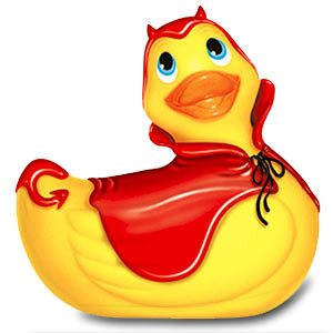 Vente Ducky diablotin, Canard vibromasseur