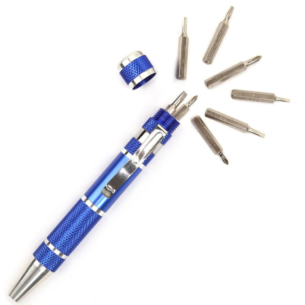 Tournevis de Précision 8 en 1 – Mini Tournevis Multifonction - Mycrazystuff