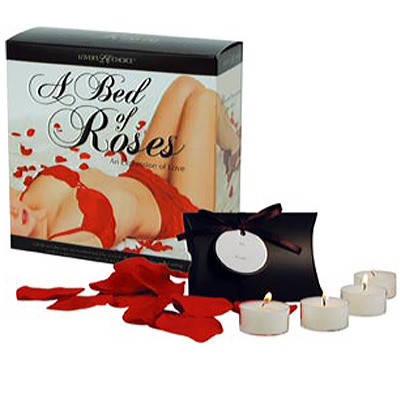 Vente Lit de roses, invitation romantique