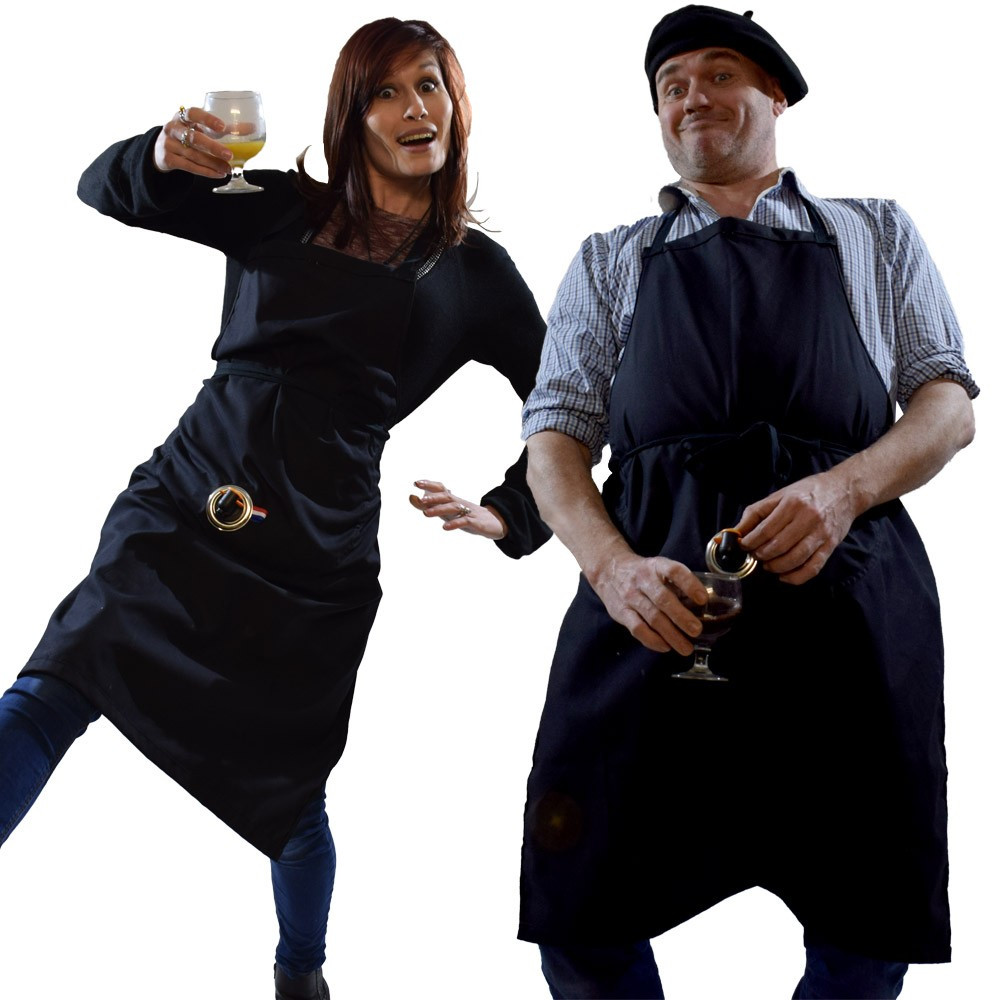 Tablier Barman – Héros de l’Apéro avec Distributeur de Boissons - Mycrazystuff