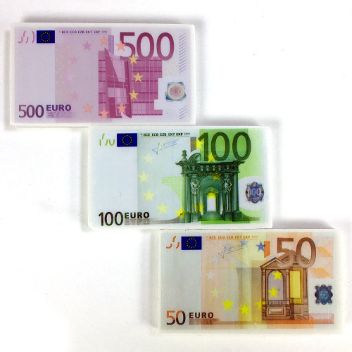 Gomme billet de 100 euros