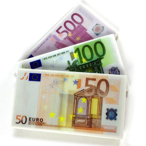 Gomme billet de 100 euros