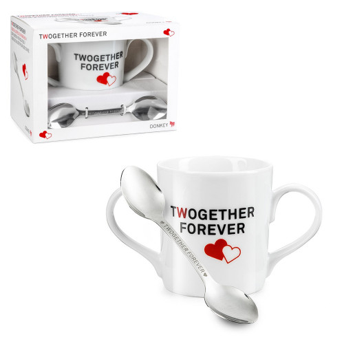 Mug Twogether et sa cuillère duo