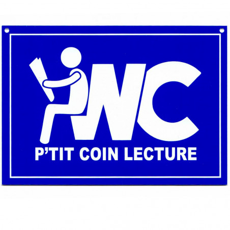 Plaque P'tit coin lecture