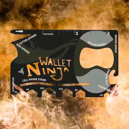 Carte Ninja multi outils 18 en 1