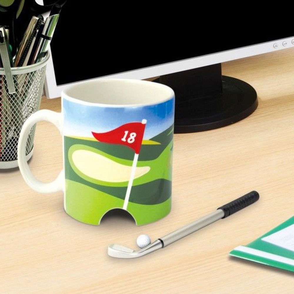 Mug Golf – Tasse avec Club Stylo et Mini Balle - Mycrazystuff