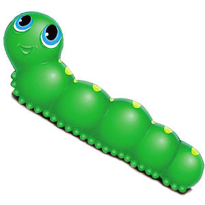 Vente Wormy Verte, chenille vibrante