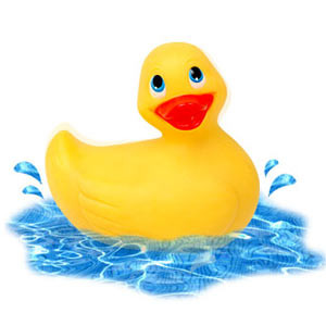 Vente Ducky jaune, Canard vibromasseur