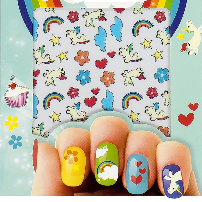 Stickers Licorne pour ongles