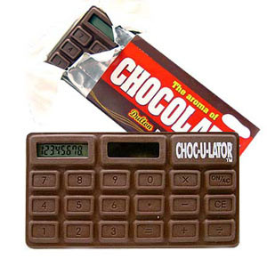 Vente Choculatrice, la calculatrice chocolat.
