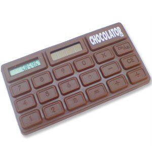 Photo Choculatrice, la calculatrice chocolat.